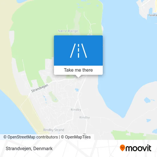 Strandvejen map