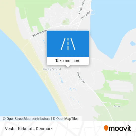 Vester Kirketoft map