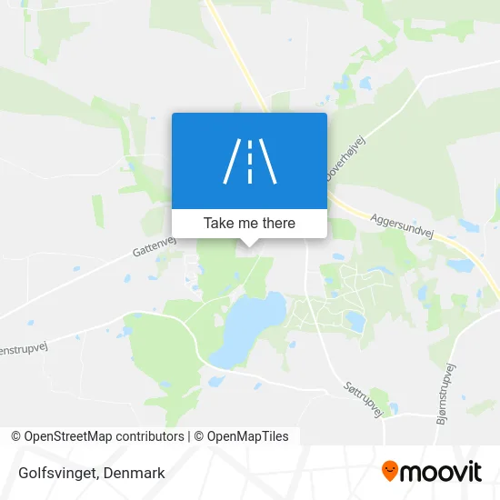 Golfsvinget map