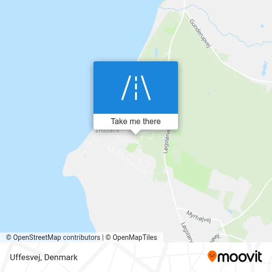 Uffesvej map
