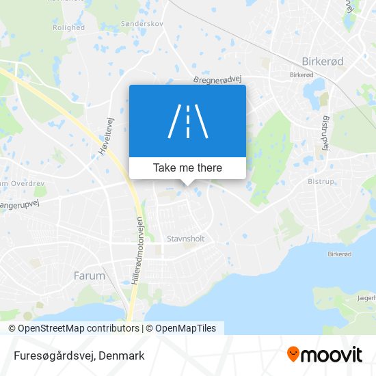 Furesøgårdsvej map