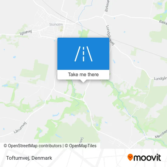 Toftumvej map