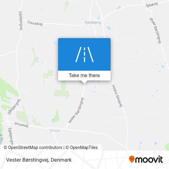 Vester Børstingvej map