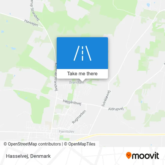 Hasselvej map
