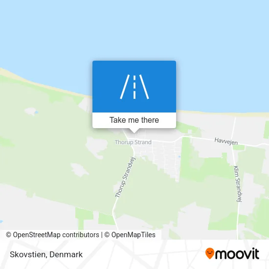 Skovstien map