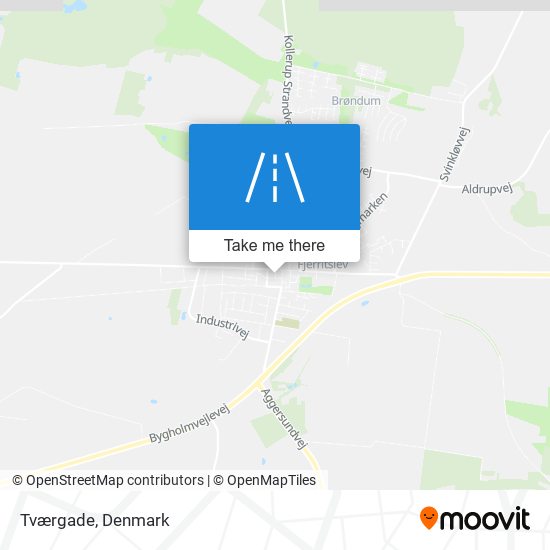 Tværgade map