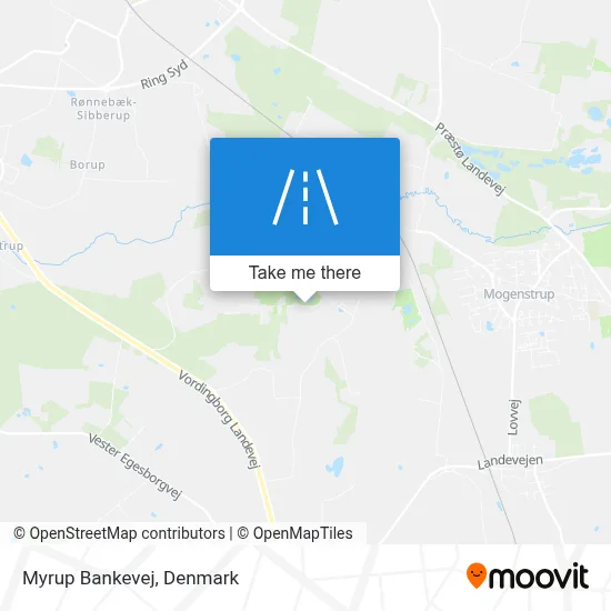 Myrup Bankevej map