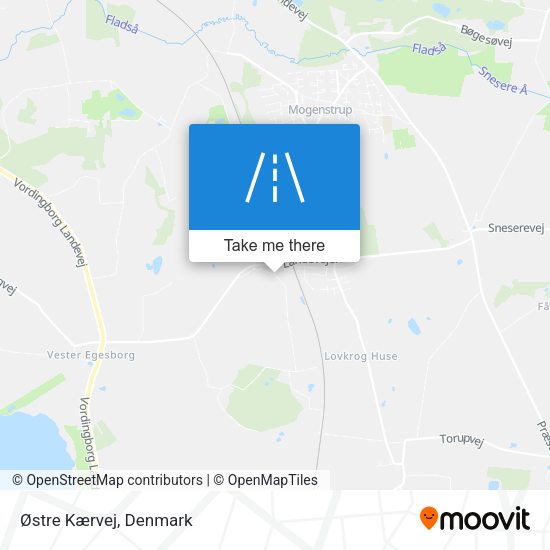 Østre Kærvej map