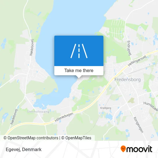 Egevej map