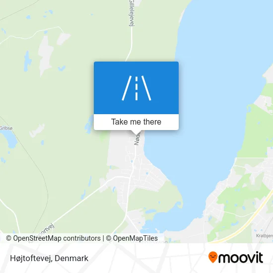 Højtoftevej map