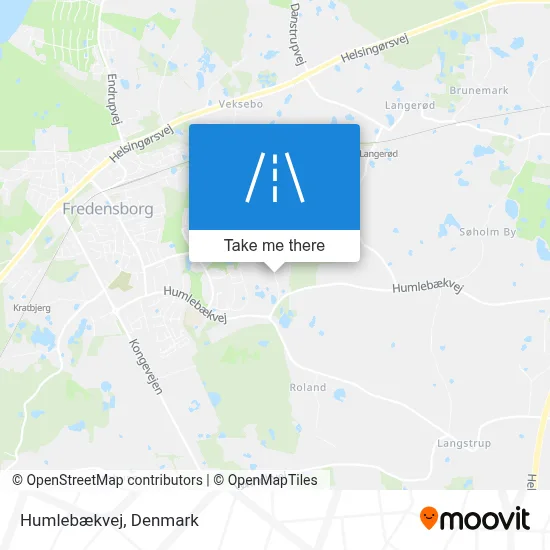 Humlebækvej map