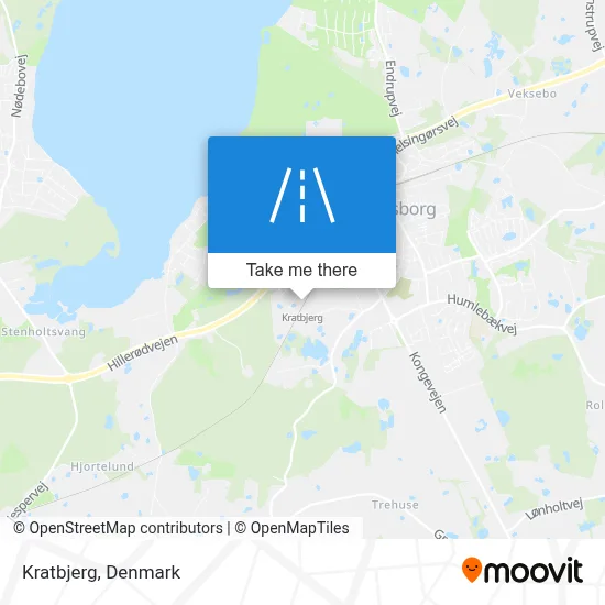 Kratbjerg map