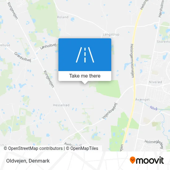 Oldvejen map