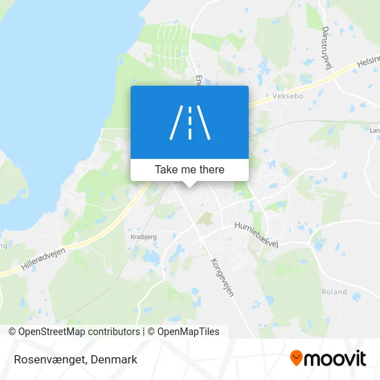 Rosenvænget map