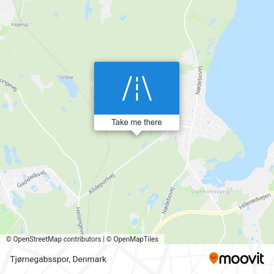 Tjørnegabsspor map