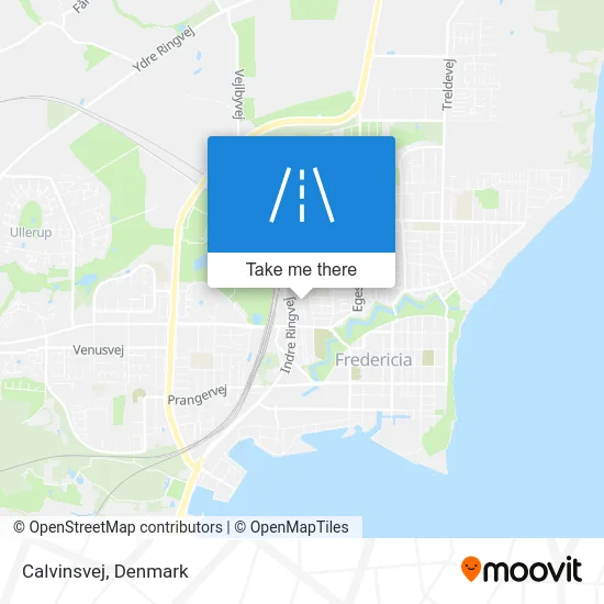 Calvinsvej map