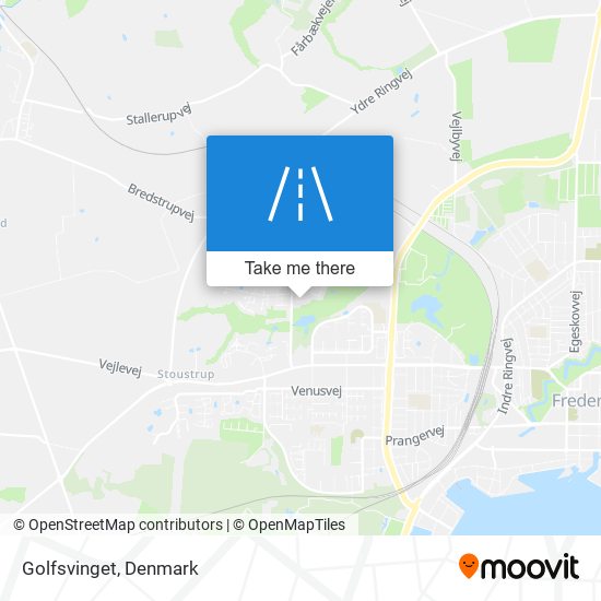 Golfsvinget map