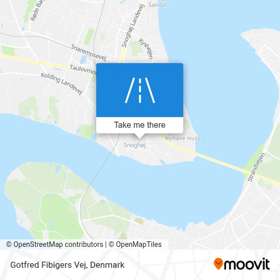 Gotfred Fibigers Vej map