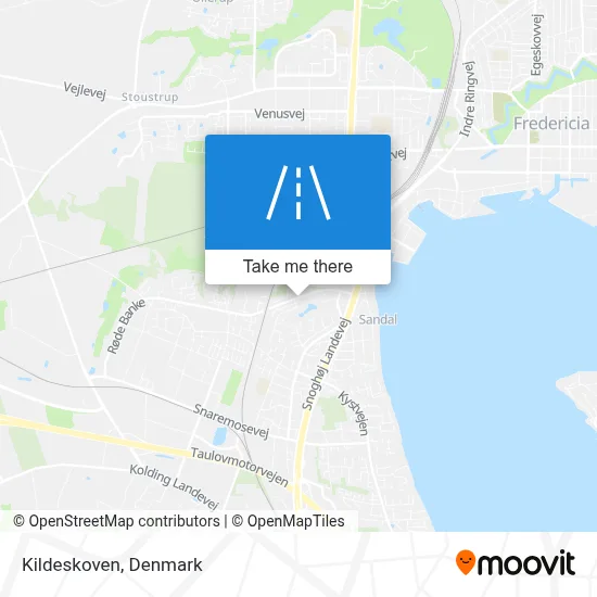 Kildeskoven map