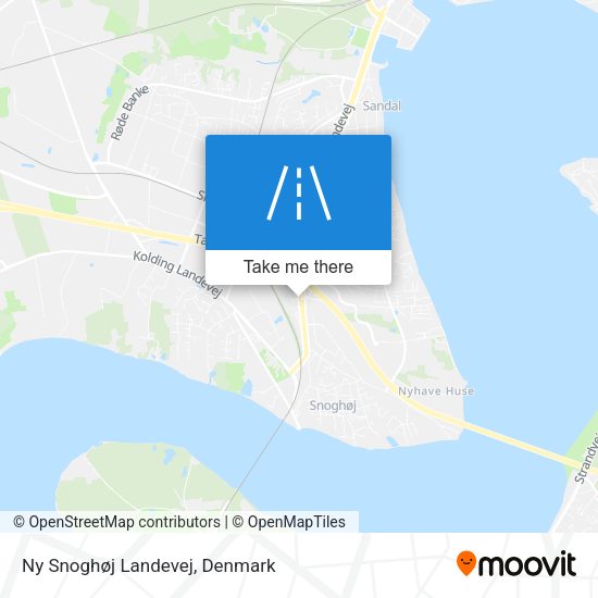 Ny Snoghøj Landevej map