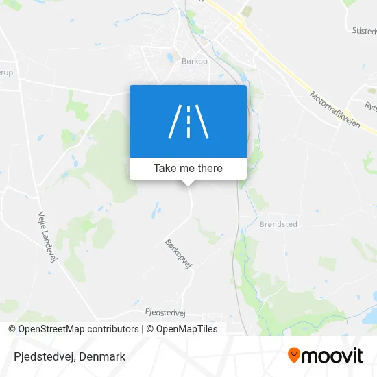 Pjedstedvej map