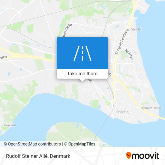 Rudolf Steiner Allé map