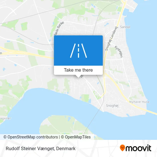 Rudolf Steiner Vænget map