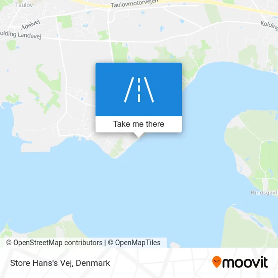 Store Hans's Vej map