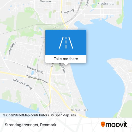 Strandagervænget map