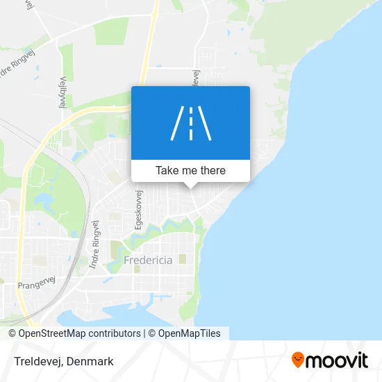 Treldevej map