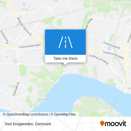 Ved Kragereden map
