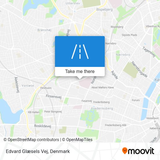 Edvard Glæsels Vej map