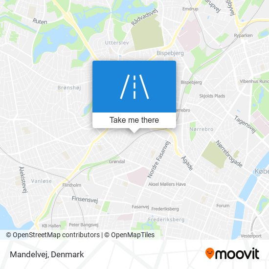 Mandelvej map