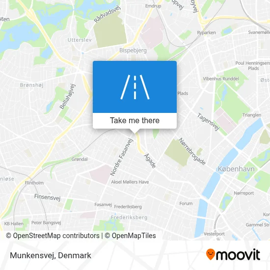 Munkensvej map