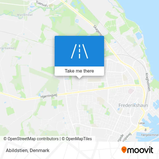 Abildstien map