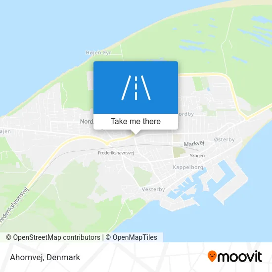 Ahornvej map