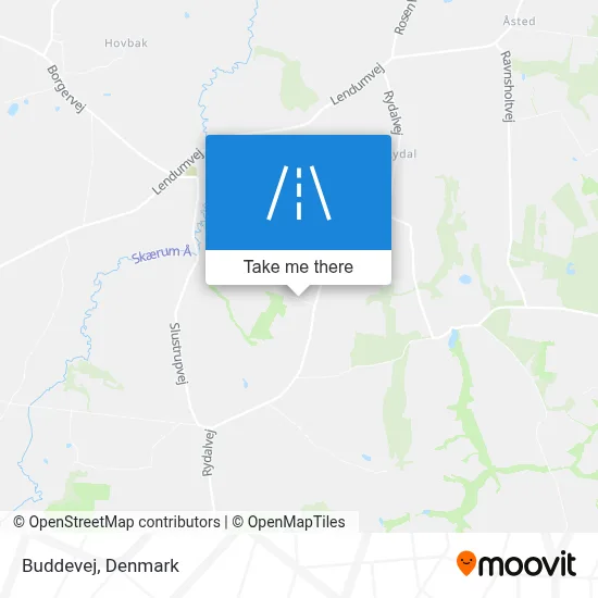 Buddevej map