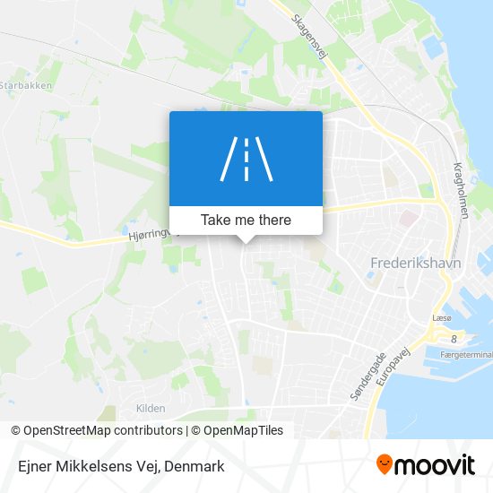 Ejner Mikkelsens Vej map