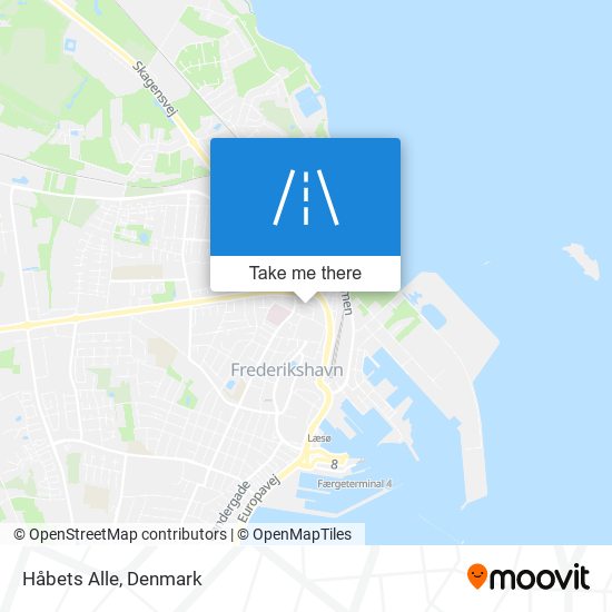 Håbets Alle map