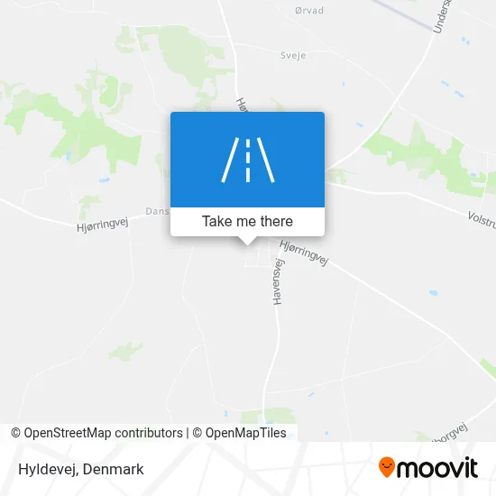 Hyldevej map