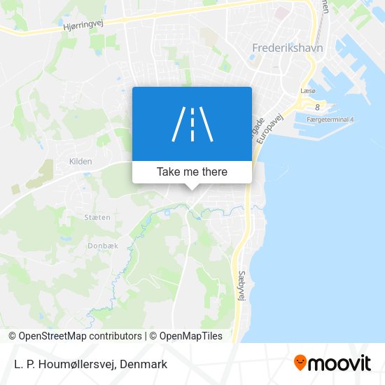 L. P. Houmøllersvej map