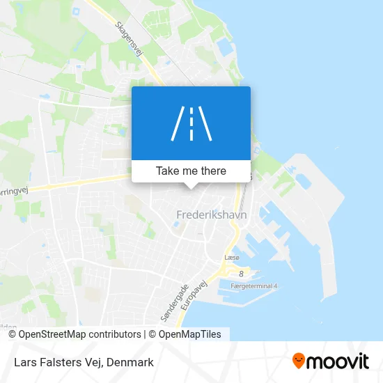 Lars Falsters Vej map