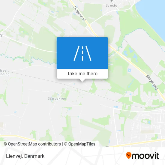 Lienvej map