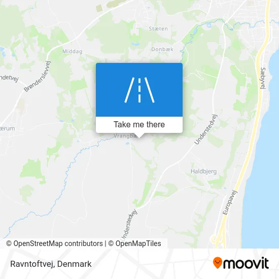 Ravntoftvej map