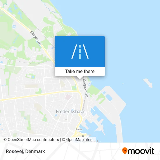 Rosevej map