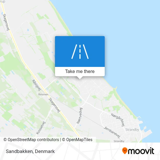 Sandbakken map