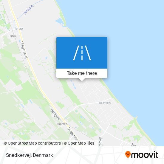 Snedkervej map