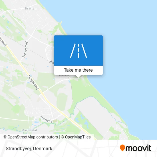 Strandbyvej map