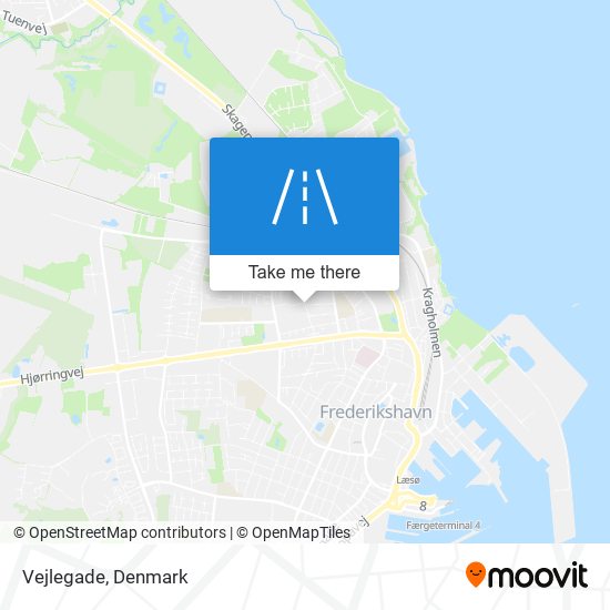 Vejlegade map