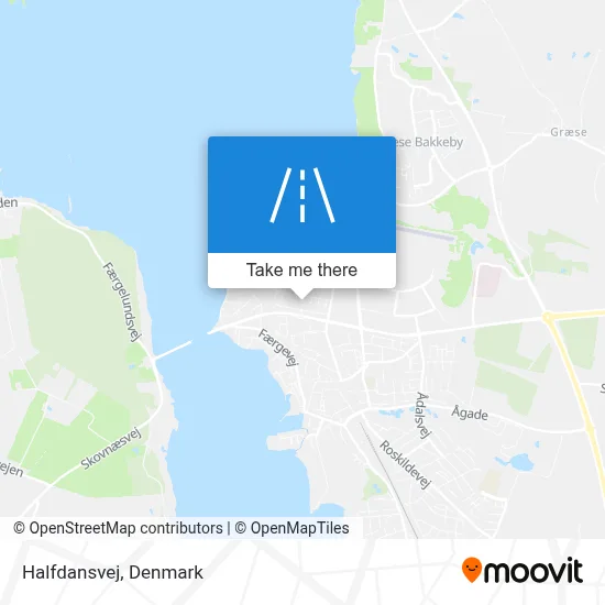 Halfdansvej map